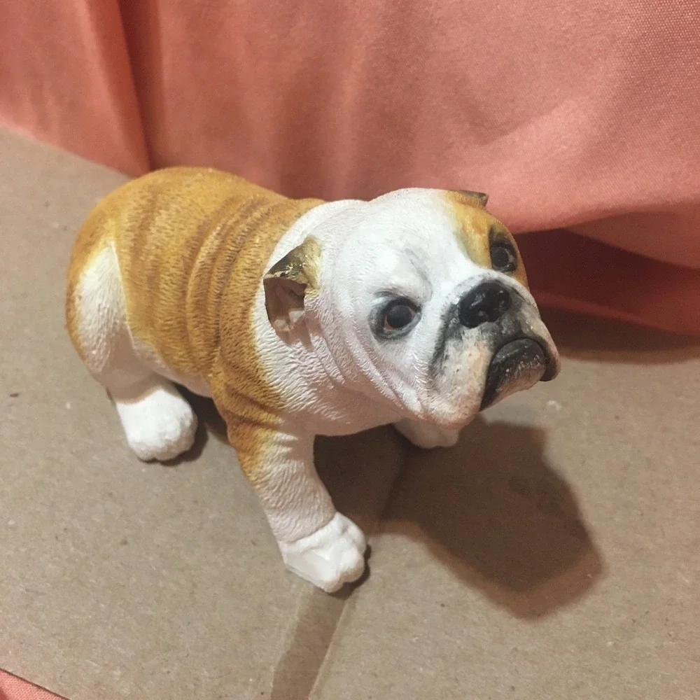 Sherratt & Simpson Adorable Sitting Bulldog Puppy Figurine (Rare) 2003